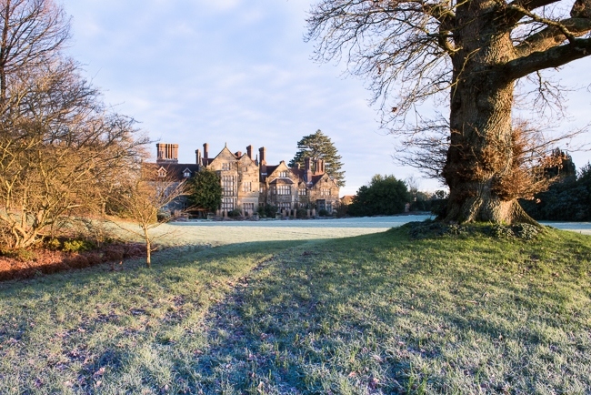 Winter at Borde Hill House, Haywards Heath, West Sussex