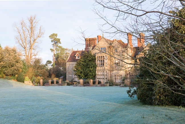 Winter at Borde Hill House, Haywards Heath, West Sussex