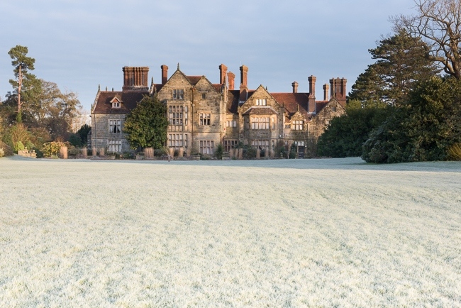 Winter at Borde Hill House, Haywards Heath, West Sussex