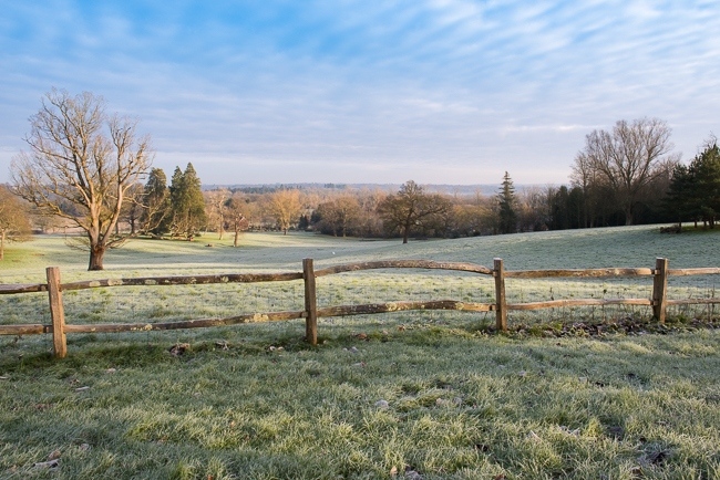 View over the South Park at Borde Hill