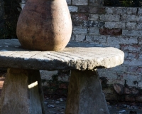 Millstone table in the old pottong sheds
