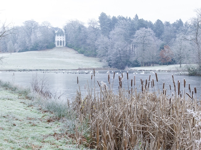 The Gothic Temple at Painshill Park landscape garden