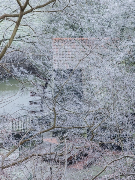 The waterwheel at Painshill park landscape garden