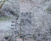 The waterwheel at Painshill park landscape garden