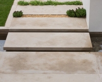 Scented pathway over a rill